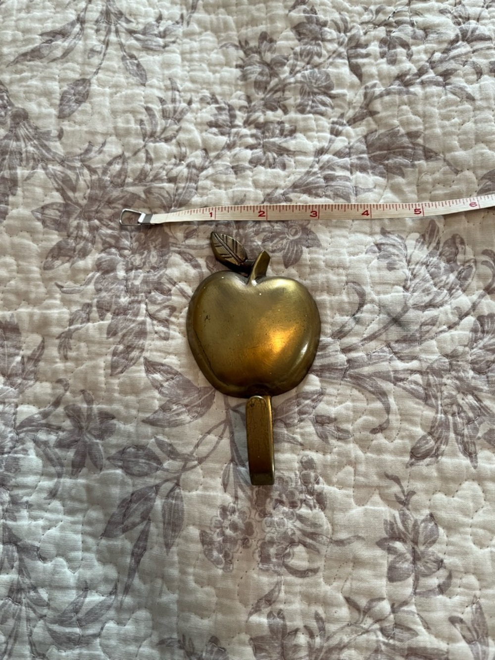 Brass Apple Wall Hook